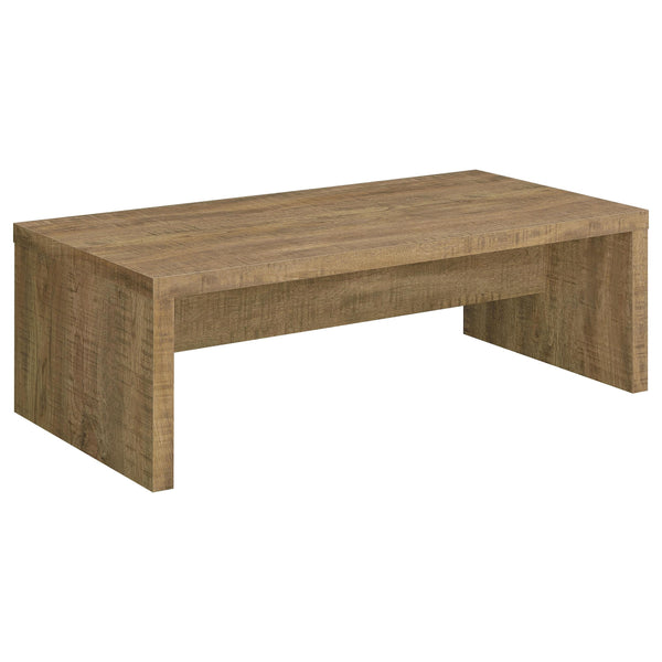  Coaster Furniture Lynette 704128 Rectangular Engineered Wood Coffee Table - Mango IMAGE 1