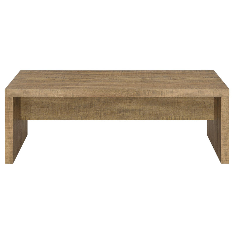  Coaster Furniture Lynette 704128 Rectangular Engineered Wood Coffee Table - Mango IMAGE 3