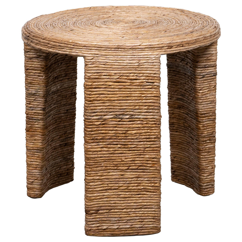 Coaster Furniture Artina 708507 Woven Rattan Round Side End Table - Natural Brown IMAGE 3