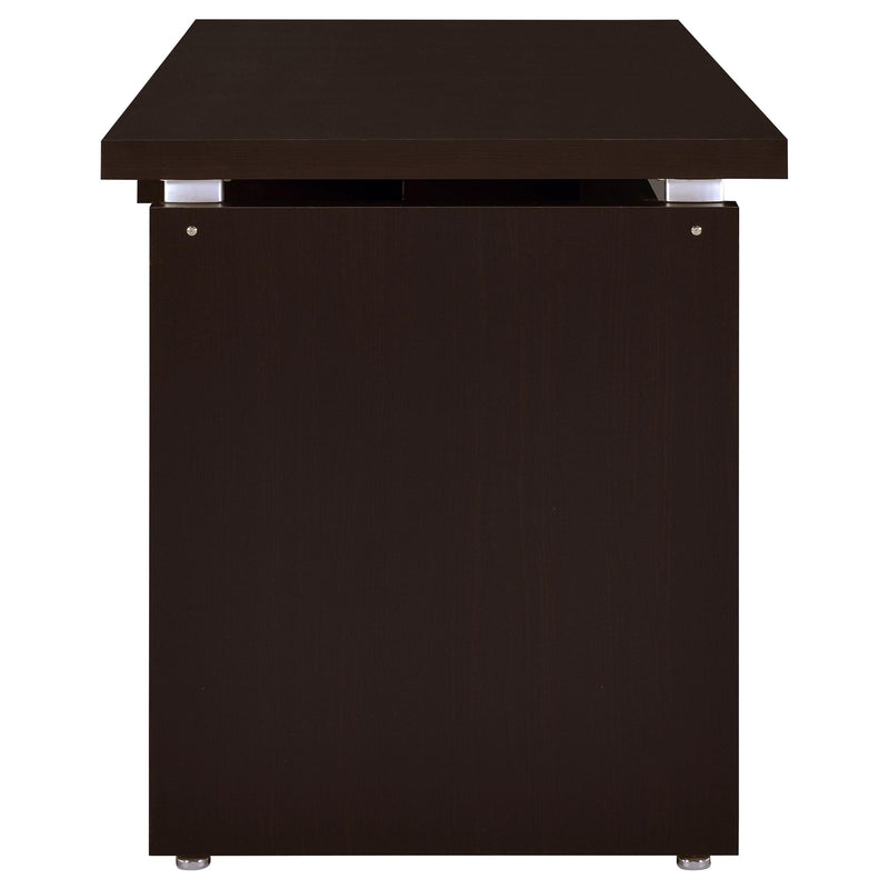 Coaster Furniture Skylar 800891L 83-inch L-Shaped Office Computer Desk - Cappuccino IMAGE 5