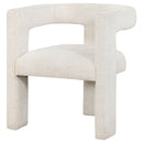  Coaster Furniture Petra 902881 Boucle Upholstered Accent Side Chair - White IMAGE 4