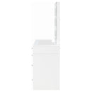  Coaster Furniture Regina 930245 Makeup Vanity Table Set with Lighting - White IMAGE 6