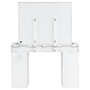  Coaster Furniture Regina 930245 Makeup Vanity Table Set with Lighting - White IMAGE 8