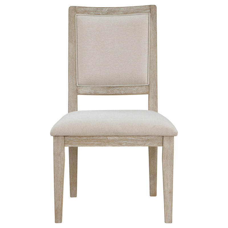  Coaster Furniture Trofello 123122 Cushioned Dining Side Chair - White Washed IMAGE 2