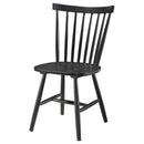  Coaster Furniture Hollyoak 183042 Windsor Wood Dining Side Chair - Black IMAGE 3