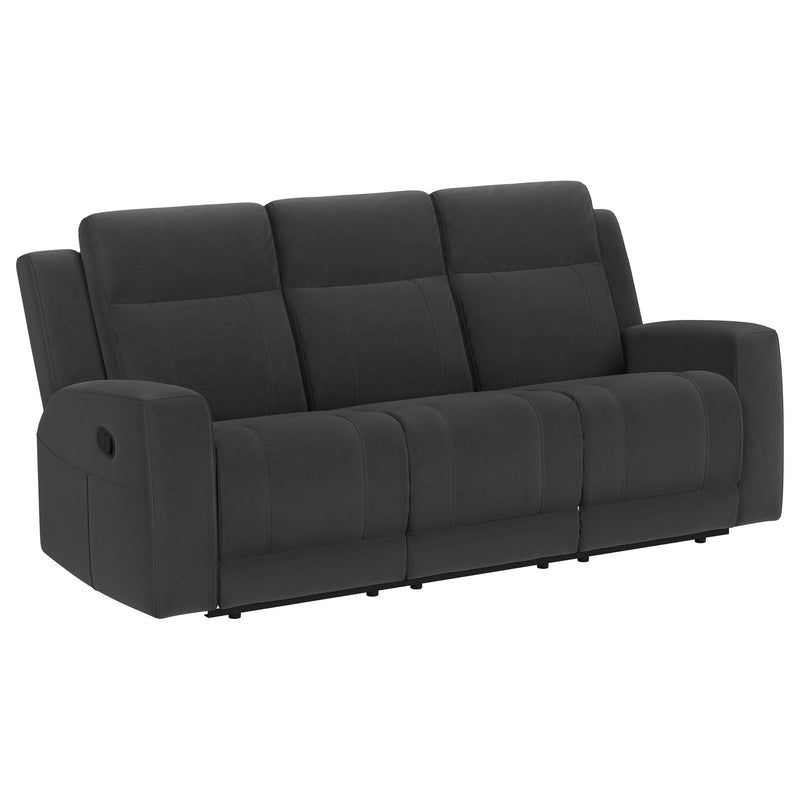 Coaster Furniture Brentwood Reclining Fabric Sofa 610284 IMAGE 1