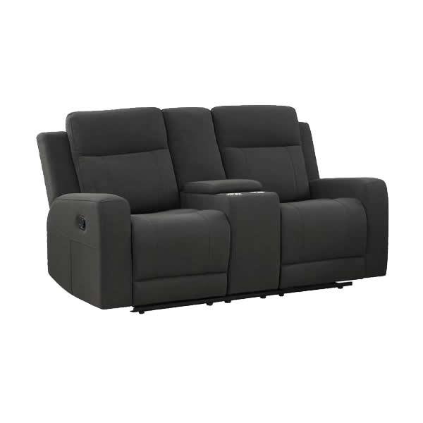 Coaster Furniture Brentwood Reclining Fabric Loveseat 610285 IMAGE 1