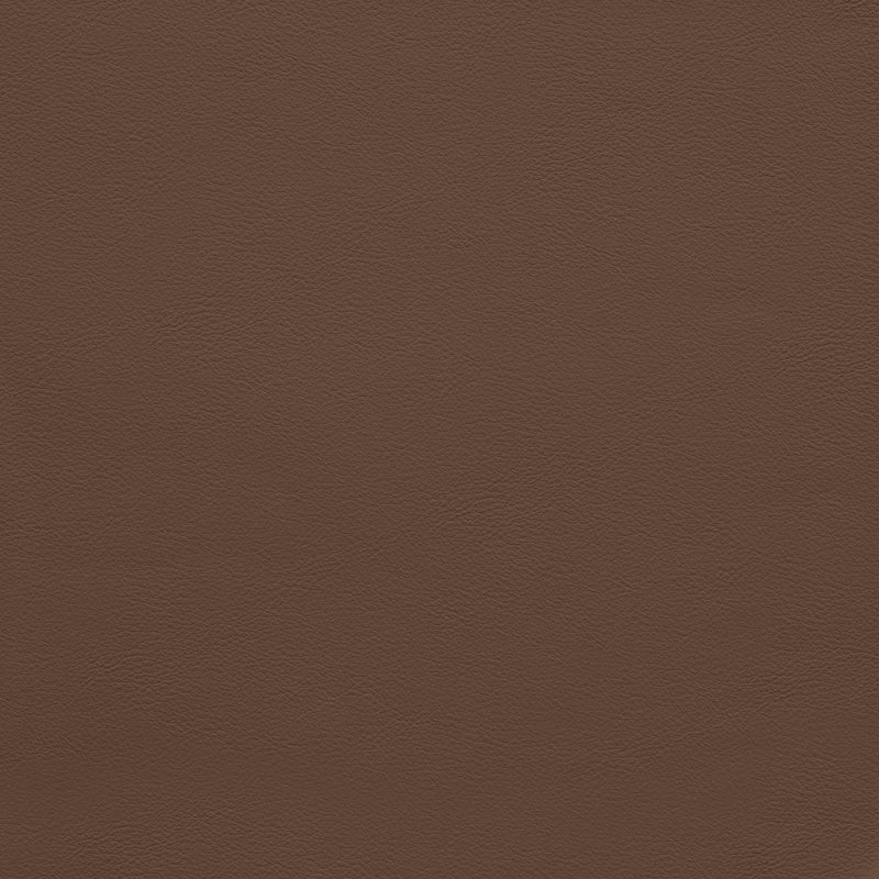 Meridian Arc Brown Vegan Leather Ottoman IMAGE 5