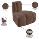 Meridian Arc Brown Vegan Leather Reverse Corner IMAGE 13