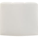 Meridian Arc Cream Vegan Leather Curved Corner IMAGE 5