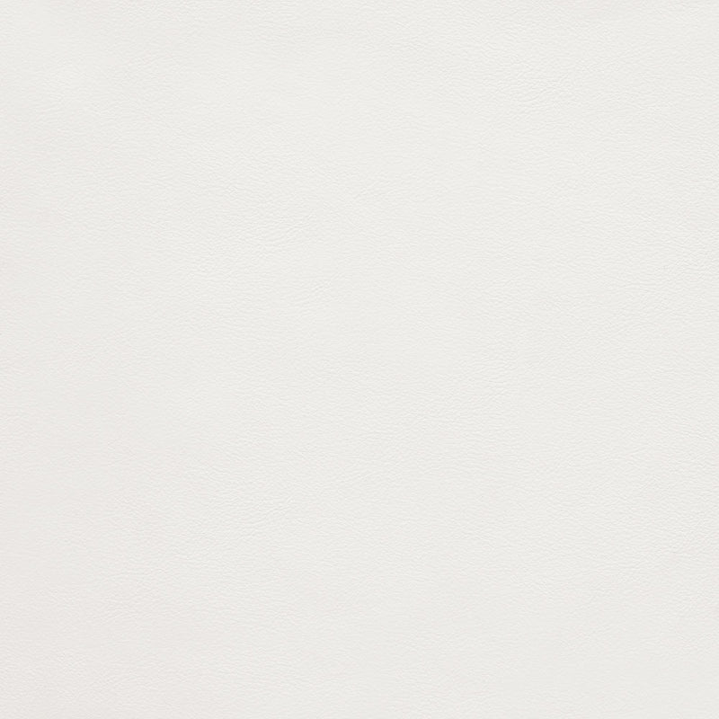 Meridian Arc Cream Vegan Leather Ottoman IMAGE 5