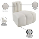 Meridian Arc Cream Vegan Leather Reverse Corner IMAGE 13