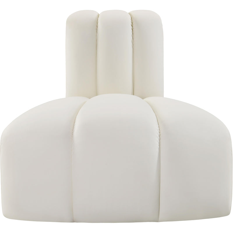 Meridian Arc Cream Vegan Leather Reverse Corner IMAGE 4