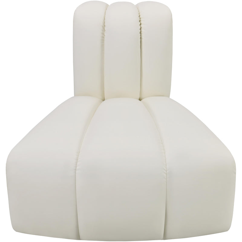 Meridian Arc Cream Vegan Leather Reverse Corner IMAGE 5
