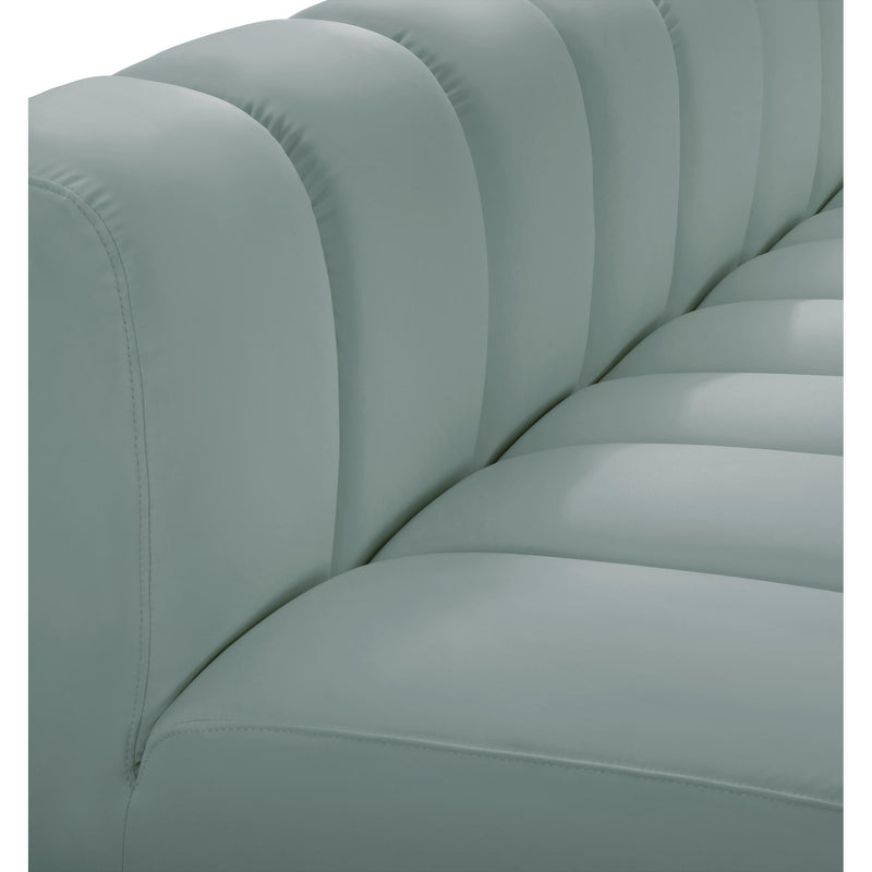 Meridian Arc Mint Green Vegan Leather Reverse Corner IMAGE 10