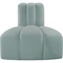 Meridian Arc Mint Green Vegan Leather Reverse Corner IMAGE 4