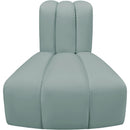 Meridian Arc Mint Green Vegan Leather Reverse Corner IMAGE 5