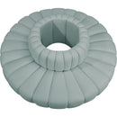 Meridian Arc Mint Green Vegan Leather 8 pc Modular Sectional IMAGE 3