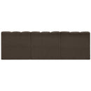 Meridian Arc Brown Boucle Fabric 3 pc Modular Sectional IMAGE 3