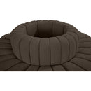 Meridian Arc Brown Boucle Fabric 8 pc Modular Sectional IMAGE 4