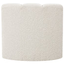 Meridian Arc Cream Boucle Fabric Curved Corner IMAGE 3