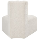 Meridian Arc Cream Boucle Fabric Reverse Corner IMAGE 3