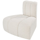 Meridian Arc Cream Boucle Fabric Reverse Corner IMAGE 6