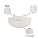 Meridian Arc Cream Boucle Fabric 4 pc Modular Sectional IMAGE 8