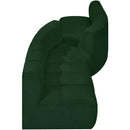 Meridian Arc Green Boucle Fabric 4 pc Modular Sectional IMAGE 4