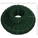 Meridian Arc Green Boucle Fabric 8 pc Modular Sectional IMAGE 6