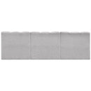 Meridian Arc Grey Boucle Fabric 3 pc Modular Sectional IMAGE 3