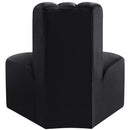 Meridian Arc Black Velvet Reverse Corner IMAGE 3