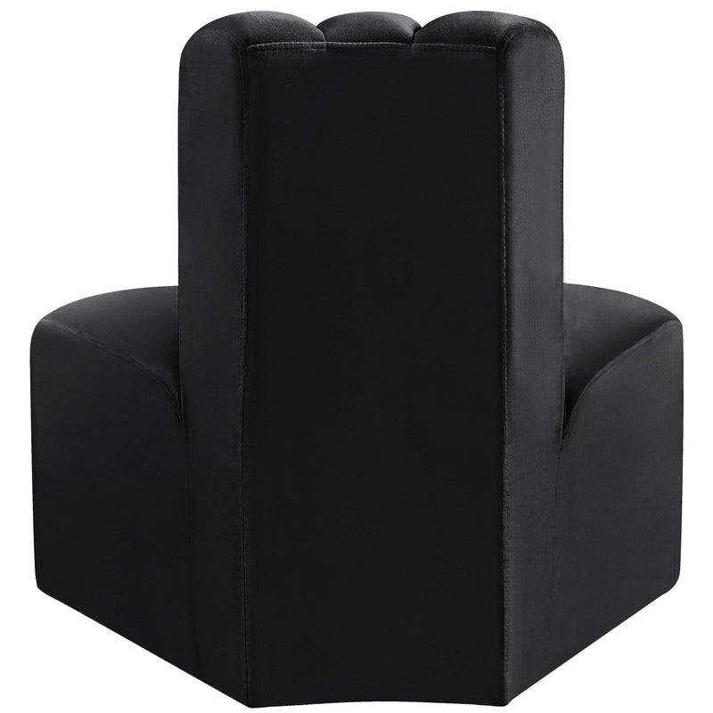 Meridian Arc Black Velvet Reverse Corner IMAGE 3