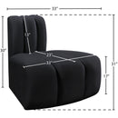 Meridian Arc Black Velvet Reverse Corner IMAGE 8