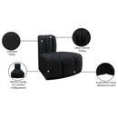 Meridian Arc Black Velvet Reverse Corner IMAGE 9