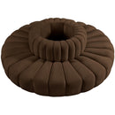 Meridian Arc Brown Velvet 8 pc Modular Sectional IMAGE 3