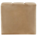 Meridian Arc Camel Velvet Curved Corner IMAGE 4