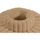 Meridian Arc Camel Velvet 8 pc Modular Sectional IMAGE 5