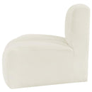 Meridian Arc Cream Velvet Reverse Corner IMAGE 7