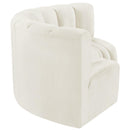 Meridian Arc Cream Velvet 3 pc Modular Sectional IMAGE 7