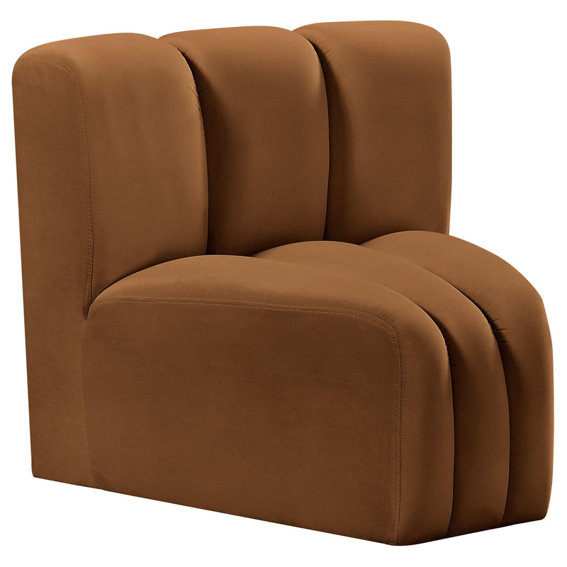 Meridian Arc Saddle Velvet Curved Corner IMAGE 3