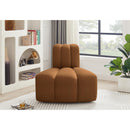 Meridian Arc Saddle Velvet Reverse Corner IMAGE 2