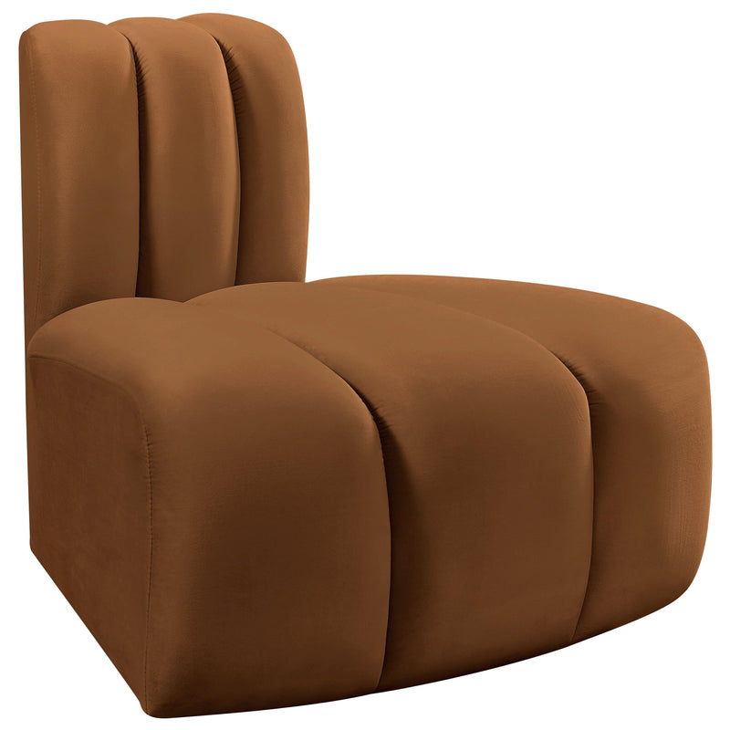 Meridian Arc Saddle Velvet Reverse Corner IMAGE 5