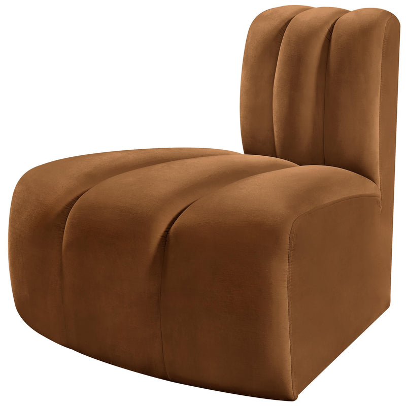 Meridian Arc Saddle Velvet Reverse Corner IMAGE 6