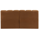Meridian Arc Saddle Velvet 2 pc Modular Sectional IMAGE 3