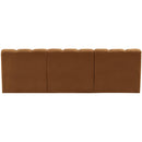 Meridian Arc Saddle Velvet 3 pc Modular Sectional IMAGE 3