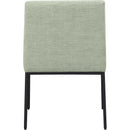 Meridian Reeves Mint Chenille Fabric Dining Chair IMAGE 5