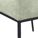 Meridian Reeves Mint Chenille Fabric Dining Chair IMAGE 7