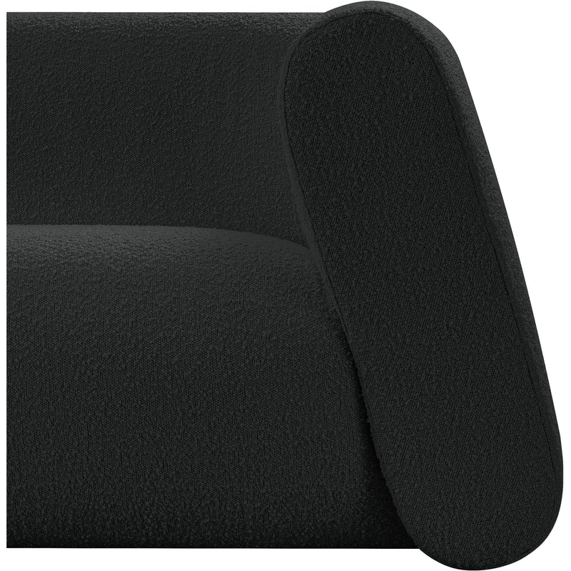 Meridian Abbington Black Boucle Fabric Chair IMAGE 11
