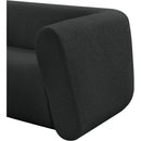 Meridian Abbington Black Boucle Fabric Chair IMAGE 12